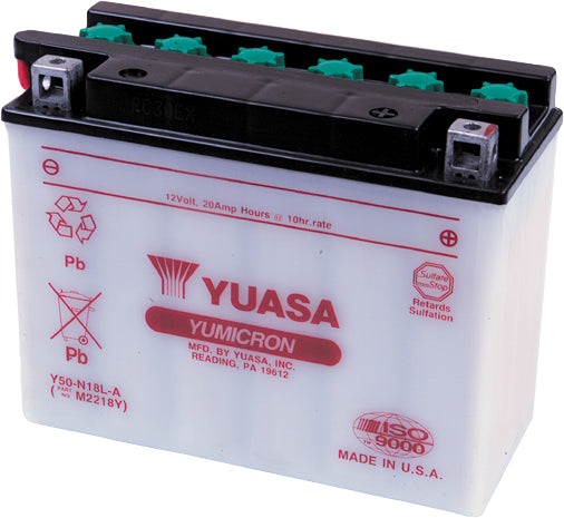 Yuasa Battery Y50-n18l-a Conventional - Street Collection