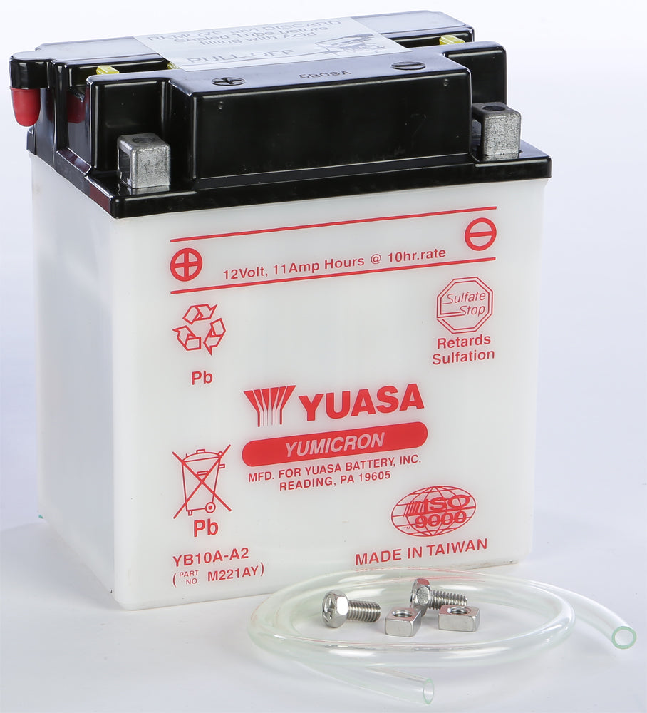 Yuasa Battery Yb10a-a2 Conventional - Street Collection