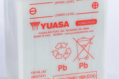 Yuasa Battery Yb14l-a2 Conventional - Watercraft Collection