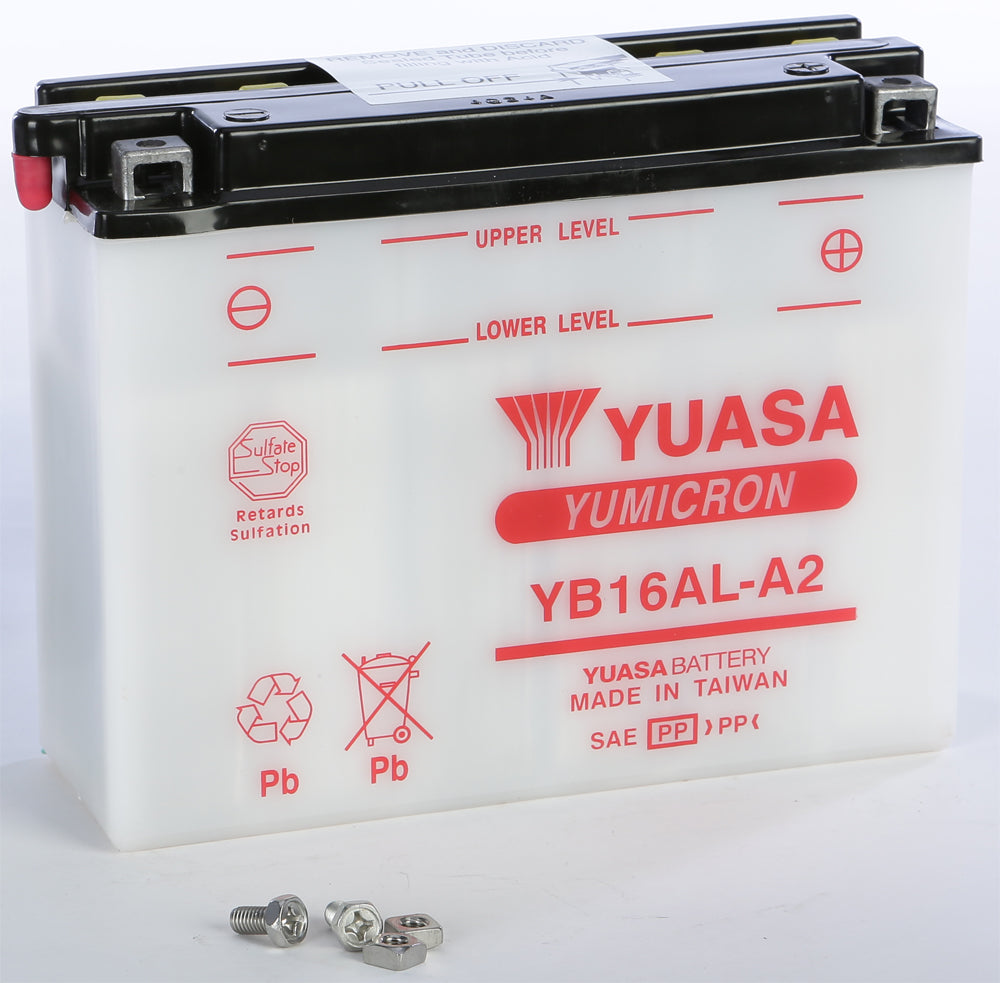 Yuasa Battery Yb16al-a2 Conventional - Watercraft Collection