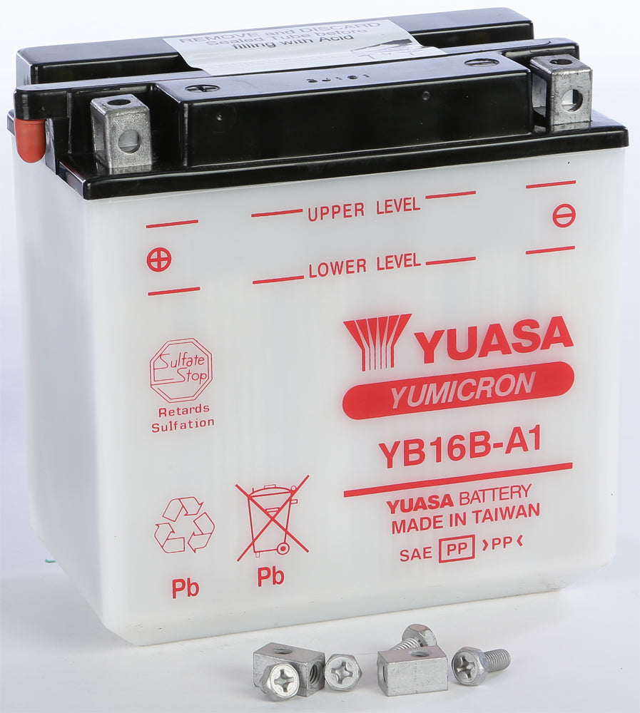 Yuasa Battery Yb16b-a1 Conventional - Watercraft Collection