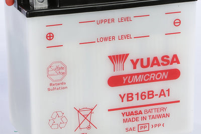 Yuasa Battery Yb16b-a1 Conventional - Watercraft Collection