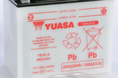 Yuasa Battery Yb16l-b Conventional - Watercraft Collection