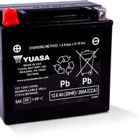 Yuasa Battery Ytx14 Sealed Factory Activated - Watercraft Collection