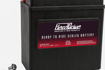Harddrive Battery Ytx14l 240cca Factory Activated Sealed Agm - Watercraft Collection