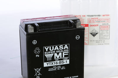 Yuasa Battery Ytx16-bs-1 Maintenance Free - Watercraft Collection