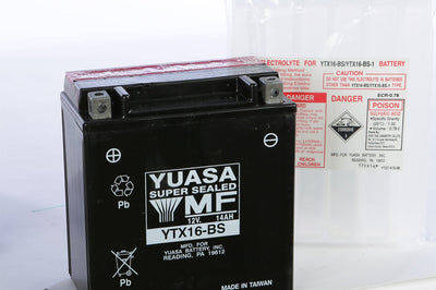 Yuasa Battery Ytx16-bs Maintenance Free - Watercraft Collection