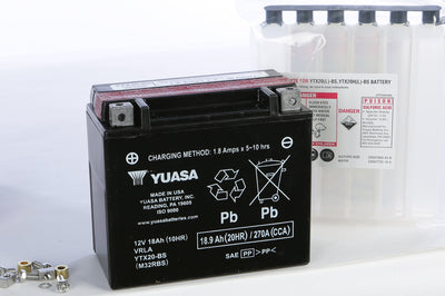Yuasa Battery Ytx20-bs Maintenance Free - Watercraft Collection