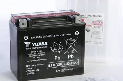 Yuasa Battery Ytx20hl-bs Maintenance Free - Watercraft Collection