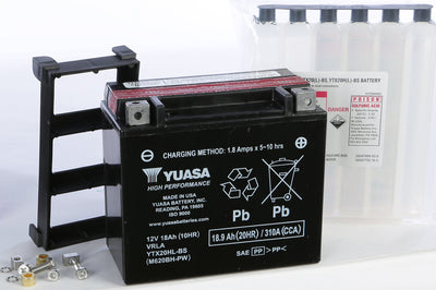 Yuasa Battery Ytx20hl-bs-pw Maintenance Free - Watercraft Collection