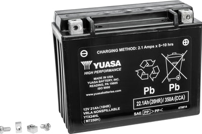 Yuasa Battery Ytx24hl Sealed Factory Activated - Street Collection