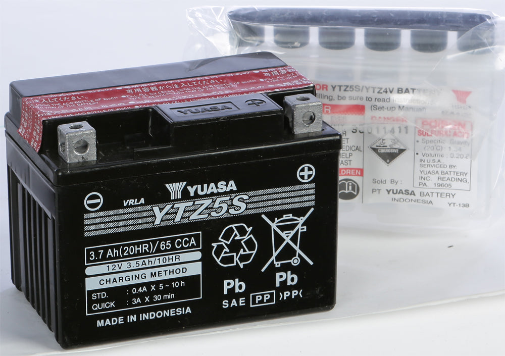 Yuasa Battery Ytz5s-bs Maintenance Free - Street Collection
