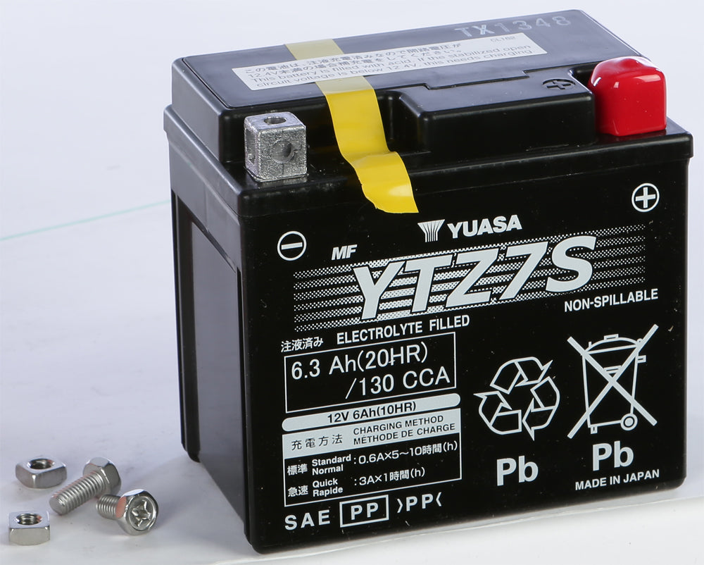 Yuasa Battery Ytz7s Sealed Factory Activated - Street Collection
