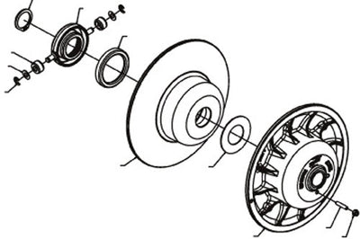 Venom Products Belt Adj. Screw For Rapid Reaction Clutches - Snowmobile Collection