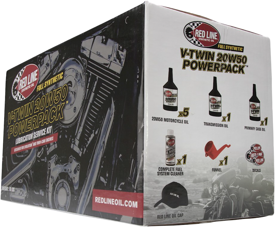 Red Line Big Twin Powerpack 20w-50 - Harddrive Products