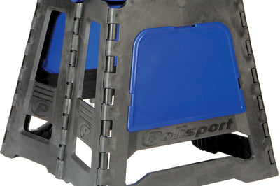 Polisport Bike Stand Orange Blue Tires & Wheels