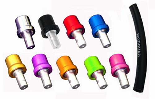 Modquad Billet Gas Cap Breather (orange) - Silver - Offroad Collection