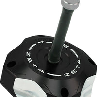 Zeta Billet Gas Cap Orange - Black - Offroad Collection