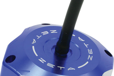 Zeta Billet Gas Cap Orange - Blue - Offroad Collection