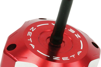 Zeta Billet Gas Cap Orange - Red - Offroad Collection