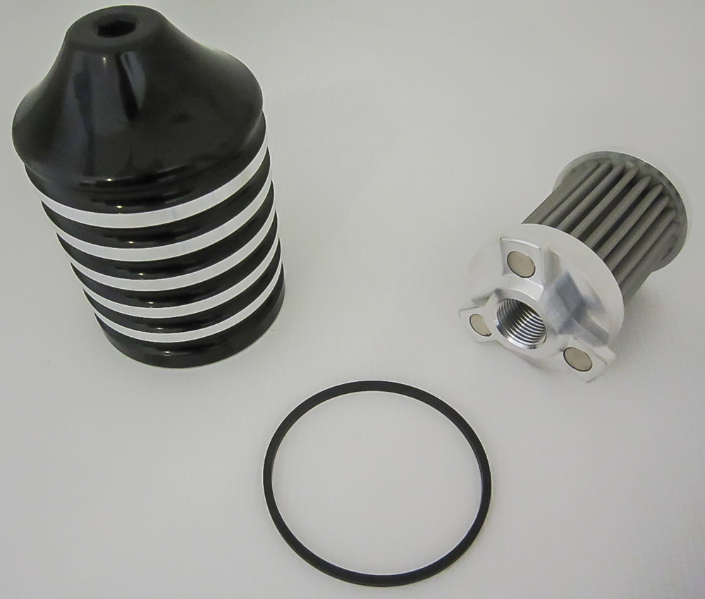 Harddrive Billet Reusable Oil Filter Black - Products