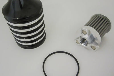 Harddrive Billet Reusable Oil Filter Black - Products