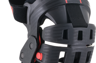 Alpinestars Bionic 5s Youth Knee Brace Black/red - Black/Red / One Size Fits Most - Apparel Collection
