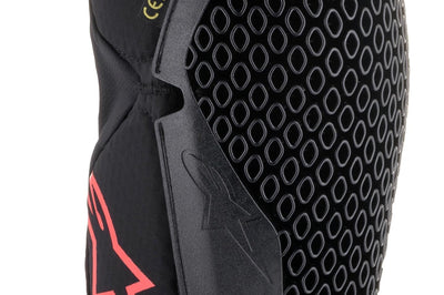 Alpinestars Bionic Flex Knee Protector Black/red Lg/xl - Black/Red / Small - Medium - Bicycle Collection