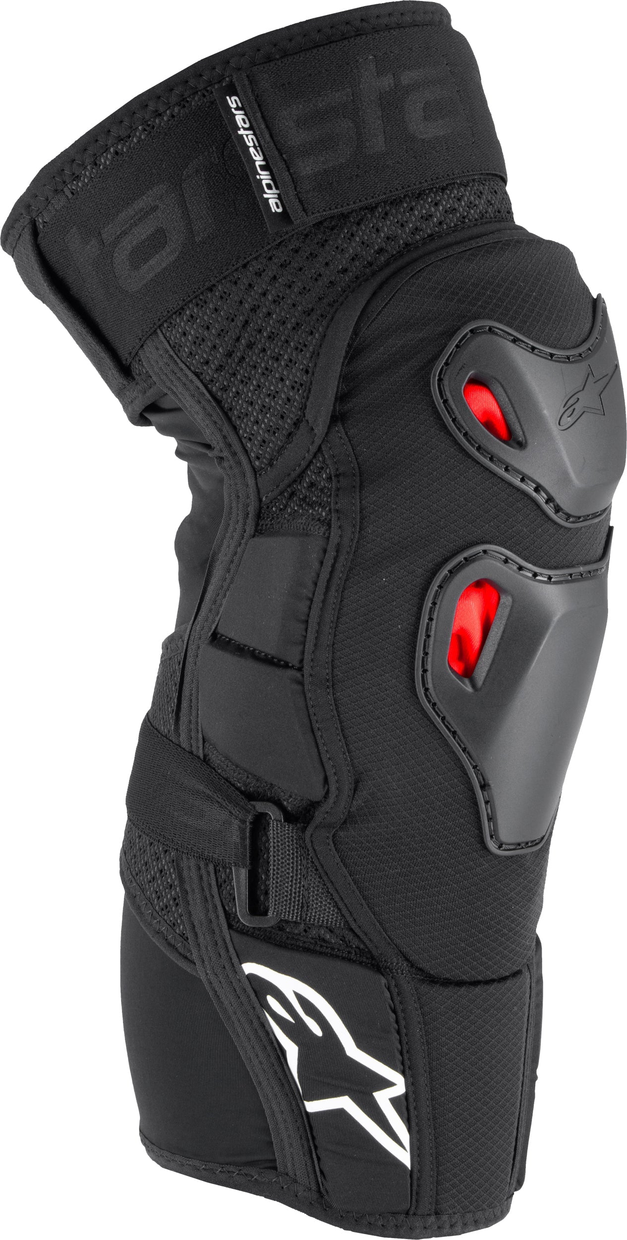 Alpinestars Bionic Pro Plsma Knee Protectr Black/red/white Sm/md - Black/Red/White / Small - Medium