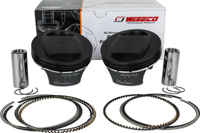 WISECO Black Edition Piston Kit Tc 103 Cid 10.5:1
