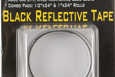 Isc Black Reflective Tape 1/2x24’’ & 1x24’’ - Harddrive Products