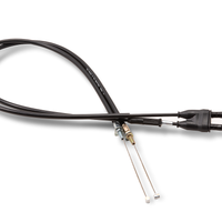 MOTION PRO Black Vinyl Throttle Cable Push Pull Set Hon