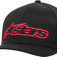 Alpinestars Blaze Flexfit Hat Charcoal Heather/black Sm/md - Black/Red / Large - X-Large