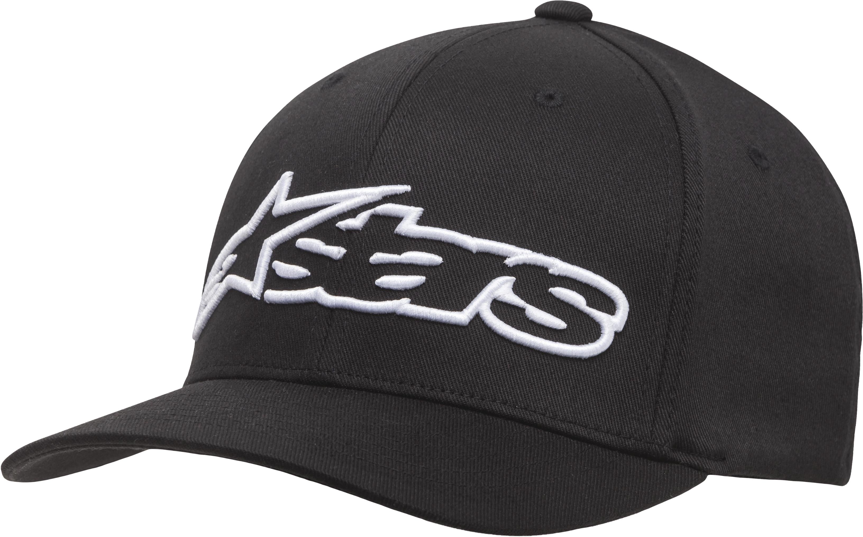 Alpinestars Blaze Flexfit Hat Red/white Sm/md - Black/White / Large - X-Large - Bicycle Collection