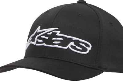 Alpinestars Blaze Flexfit Hat Red/white Sm/md - Black/White / Large - X-Large - Bicycle Collection