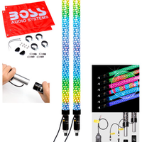 BOSS AUDIO Bluetooth 2’’ Fat Led Whip 1 Pr Whips