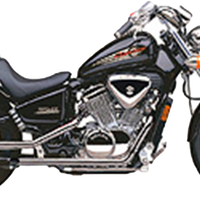 COBRA Blvd Drag Pipes F/S Chrome Hon Vlx600 88 98
