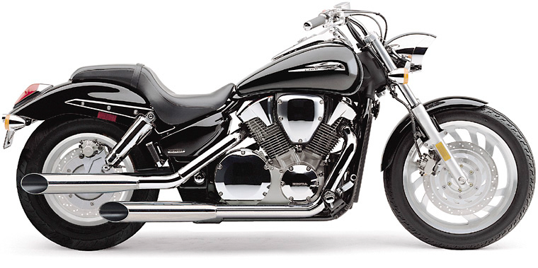 COBRA Blvd Slashcut Slip On Chrome Hon Vtx1300c 04 09