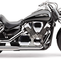 COBRA Blvd Slashcut Slip On Chrome Hon Vtx1300c 04 09