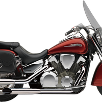 COBRA Blvd Slashcut Slip On Chrome Hon Vtx1300r/S/T 03 09