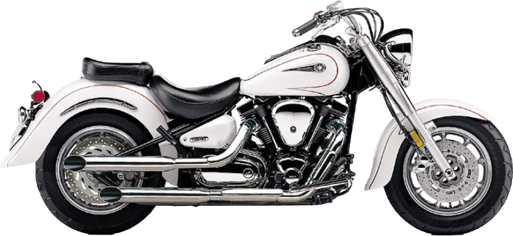 COBRA Blvd Slashcut Slip On Chrome Yam V Star 1100