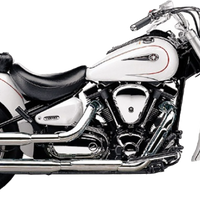COBRA Blvd Slashcut Slip On Chrome Yam V Star 1100