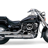 COBRA Blvd Slashcut Slip On Chrome Yam V Star 650