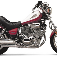 COBRA Blvd Slashcut Slip On Chrome Yam Virago 750/1100 84 99