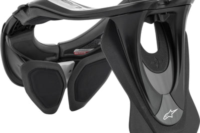Alpinestars Bns Tech-2 Neck Support Black/cool Grey Lg-xl - Black/Grey - Bicycle Collection