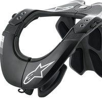 Alpinestars Bns Tech-2 Neck Support Black/cool Grey Lg-xl - Black/Grey - Bicycle Collection