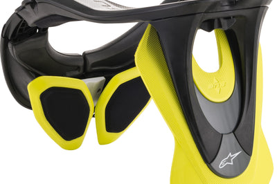 Alpinestars Bns Tech-2 Neck Support Black/yellow Lg-xl - Bicycle Collection
