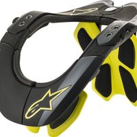 Alpinestars Bns Tech-2 Neck Support Black/yellow Lg-xl - Black/Yellow / X-Small - Medium - Bicycle Collection