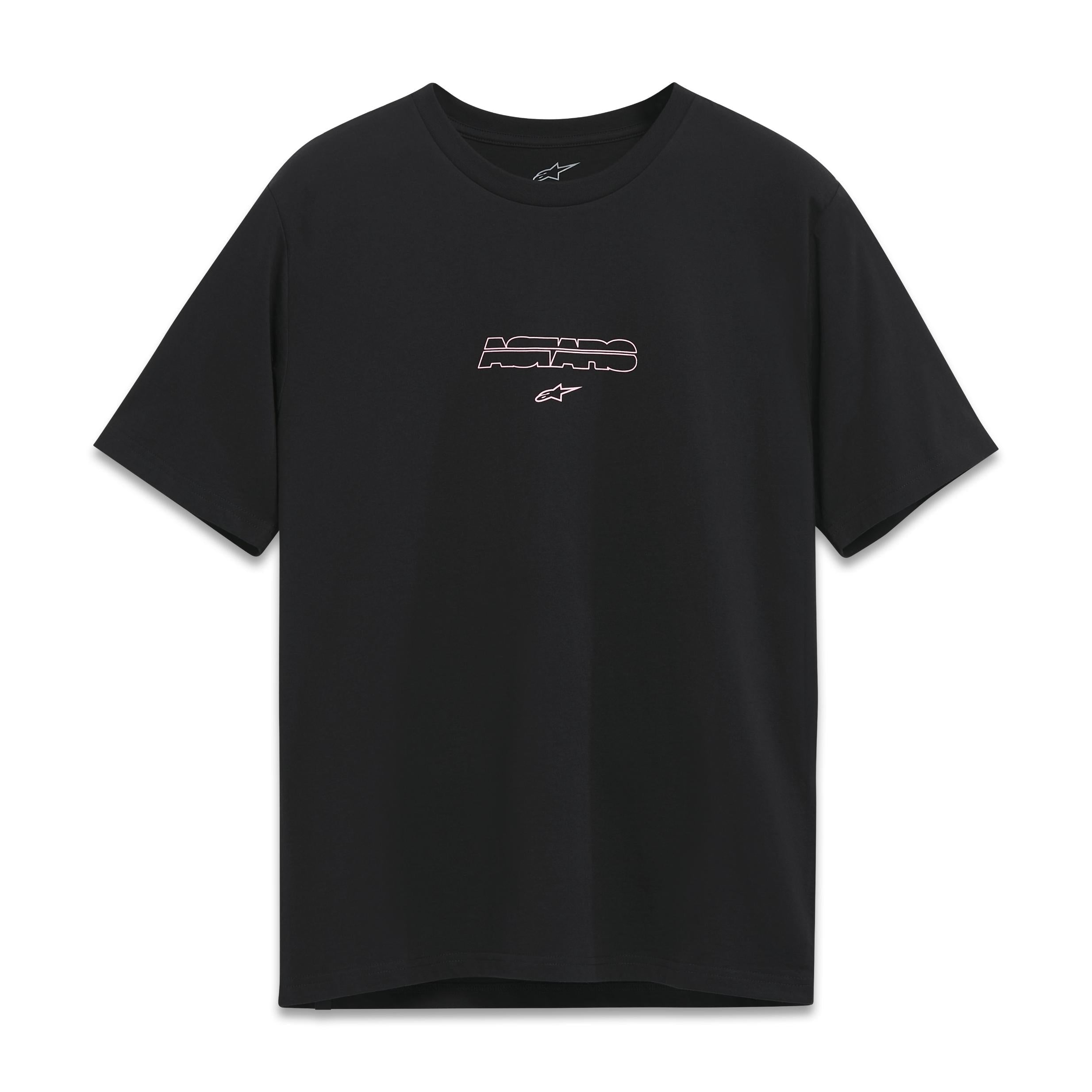 Alpinestars Bold Type Back Csf Ss Tee Slate Blue Xl - Black / 2X-Large