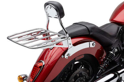 COBRA Bolt On Wide Lug/Bar Rack Chrome - Luggage